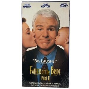 Father of the Bride Part II VHS 1995 Steve Martin Diane Keaton Sealed Comedy